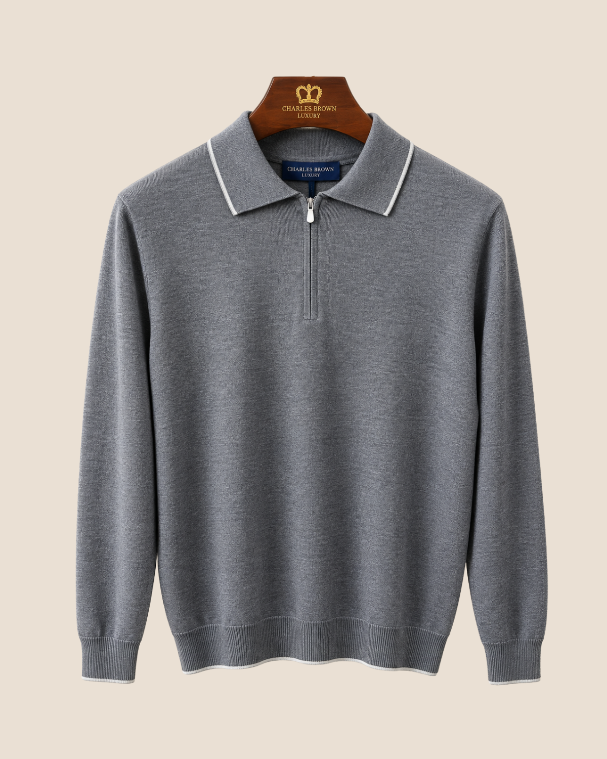 Merino Half-Zip Knit Polo