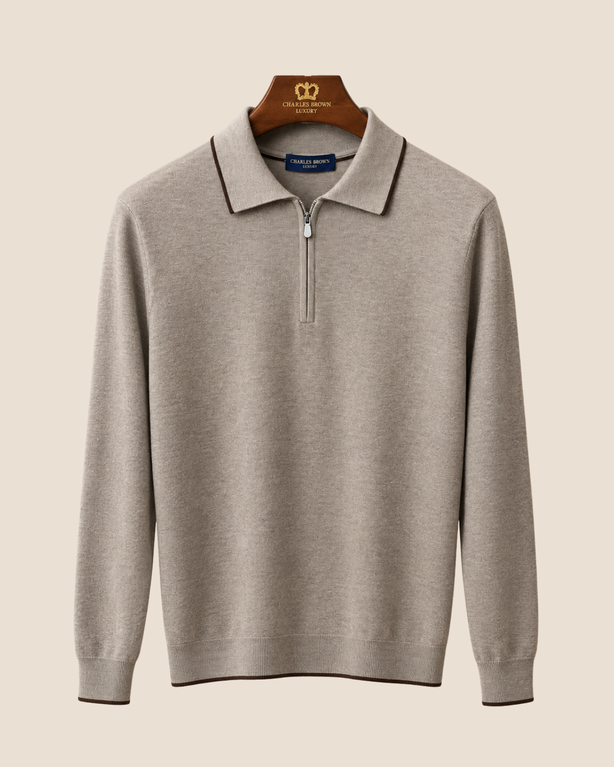 Merino Half-Zip Knit Polo